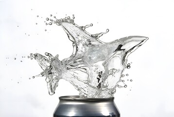 Drinks Water Drop Astronaut Silhouette