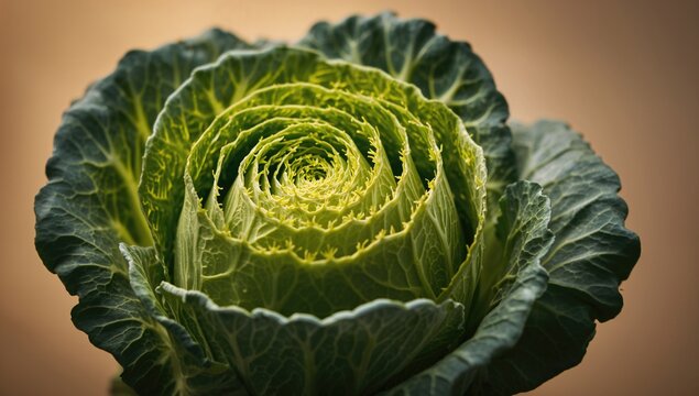 Romanesco cabbage, fiber-dense choice