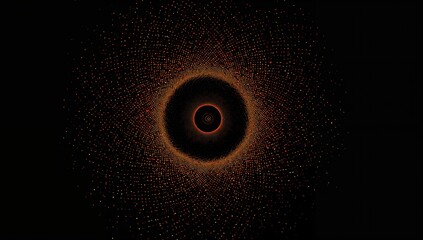 Dynamic arrangement of dots, visual complexity in motion