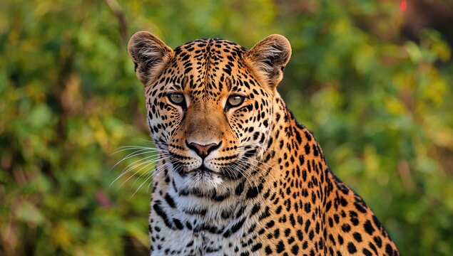 Leopards in their natural habitat, awareness of wildlife conservation