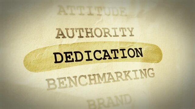 Dedication Text Highlight Animation – Documentary Style Effect