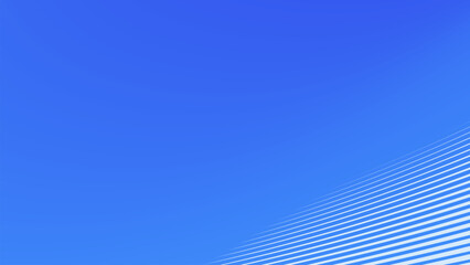 Blue Sky Stripes Line Abstract Background with Soft Modern Minimal Flow Design