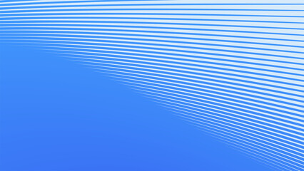 Blue Sky Stripes Line Abstract Background with Soft Modern Minimal Flow Design