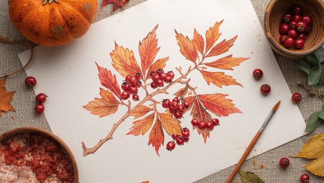 Paints in various hues, used for artistic creation