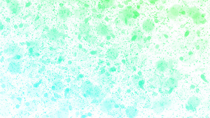 Digital green turquoise gradient with abstract fractal patterns png overlay