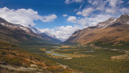 Fototapeta premium Breathtaking Natural Scenery, seasonal change