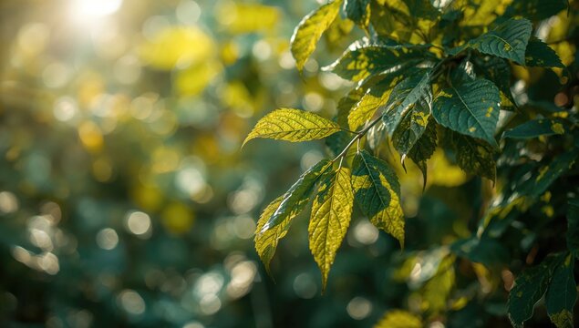 Textured floral leaves backdrop, ideal for editorial design
