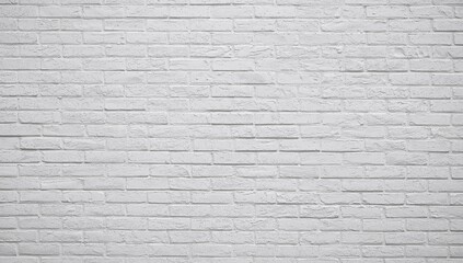 Fototapeta premium Wall Texture, White Brick Surface Ideal for Layout and Presentation