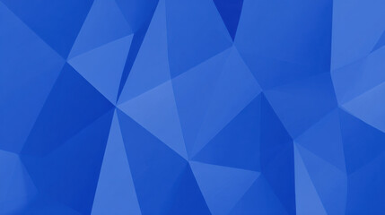 Blue polygonal geometric background with abstract shapes creating modern corporate branding design for professional use