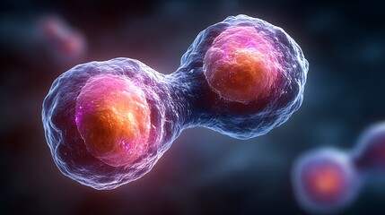 Stylized Plant Mitosis Nucleus