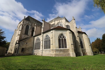 Eglise Saint Etienne, église de style gothique, ville de Bar sur Seine, département de l'Aube, France