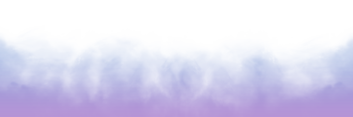 Realistic Purple Color and fog textures on transparent background. Mist, steam, haze, and vapor overlays for photo editing, design