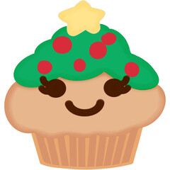 Christmas cupcake 