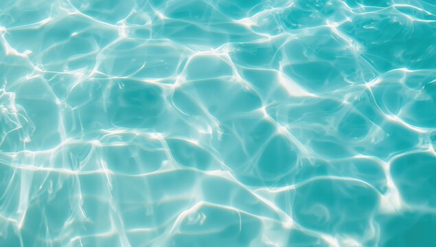 Refreshing wavy water backdrop in cool shades of cyan and turquoise, suitable for editorial header background