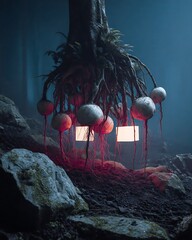 Glowing Energy Storage Nodules