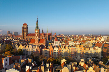 Gdansk Poland View The Old