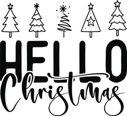 Hello Christmas, Funny Christmas design