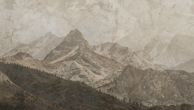 Rocky mountain landscape, showcasing rugged terrain and natural features, erosion risk