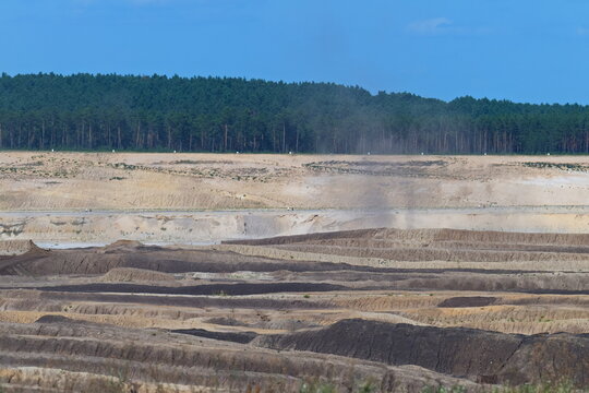 Blick &uuml;ber den Braunkohletagebau in J&auml;nschwalde