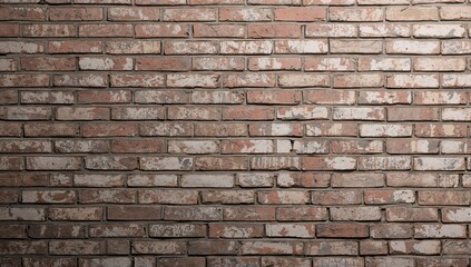 Fototapeta premium Old decorative brick wall, urban density