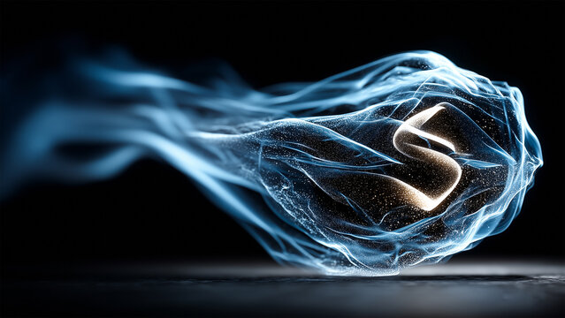 Abstract Energy Orb: A luminous, swirling energy orb pulses with dynamic, ethereal power, suggesting an enigmatic source and boundless potential.