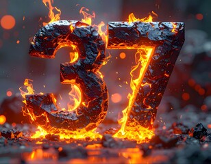 fiery number 37