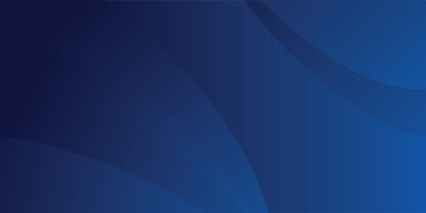 Abstract blue glowing geometric lines on dark blue background. Modern shiny blue circle lines pattern