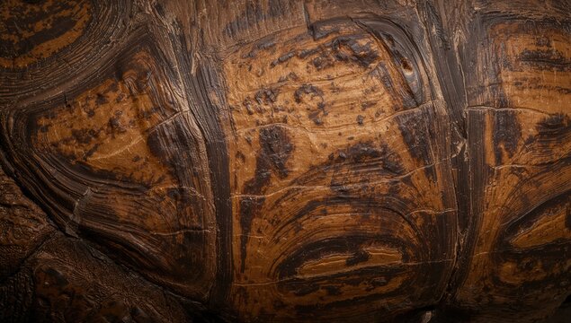 Close-up of an abstract tortoise shell pattern, suitable for a textured background in design projects