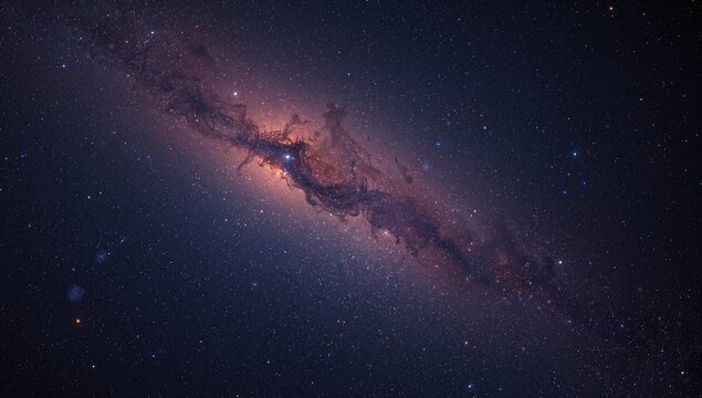 A vast expanse of stars in the night sky, showcasing the infinite distance from Earth, cosmic exploration theme