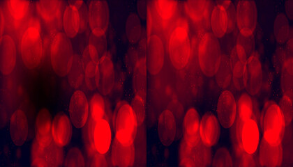 Abstract blurred background with bokeh effect in shades of deep and vibrant red