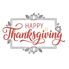 Thanksgiving text card