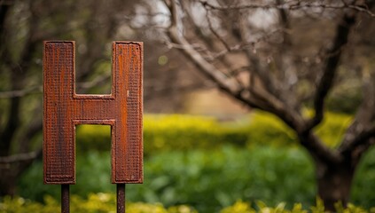 Aged brown tree branch silhouette, natural texture for backgrounds and layouts