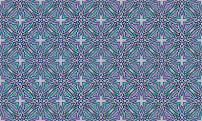P84 Geometric Botanical pattern 1