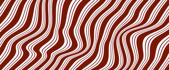 Seamless vector diagonal stripe pattern. Design for wallpaper, fabric, textile. Simple background, red candy cane stripe. eps 10