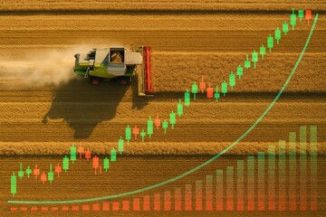 Agricultural harvest yields growth in crop yields and financial markets