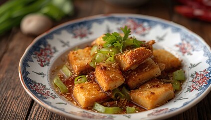 Stir fried Baiye tofu skin paired with Chinese celery, fiber-dense choice