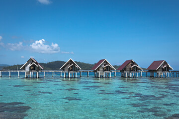 bungalows sur pilotis