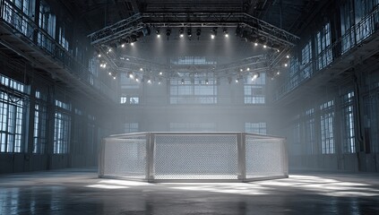 Industrial Octagon Fighting Arena