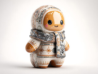 Sustainable christmas decor ideas for a festive holiday home illustration cozy atmosphere whimsical design