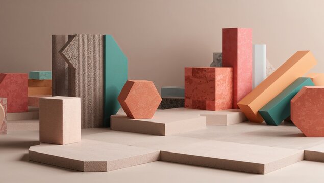 Contemporary hexagonal terrain, reflecting modern design principles