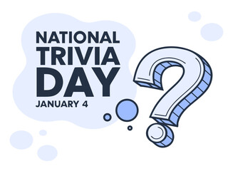 Celebrate National Trivia Day on January 4th with fun facts quizzes and brain teasing challenges for everyone