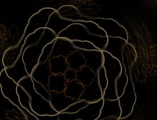 Imaginatory fractal abstract background Image