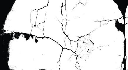 Broken and grated urban street wall construction. Texture for overlay. 