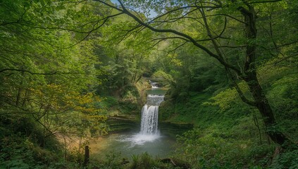 Trees adjacent to Kitekite Falls, showcasing erosion risk