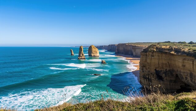 The Twelve Apostles rock formation, erosion risk, World Heritage Site