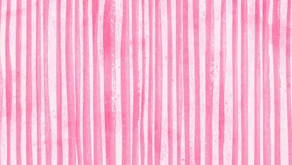 Hand-drawn striped design, playful pink lines for wallpaper and textile use