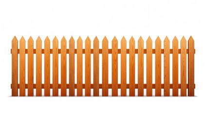 Weathered orange wooden fence, showcasing rustic texture for background design