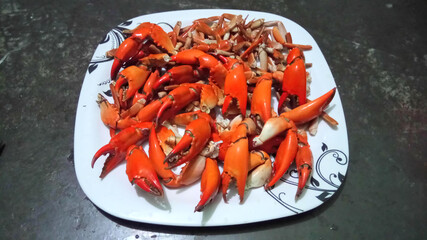 Red Crab Walking Legs Crab Legs