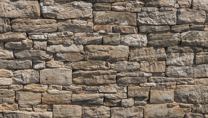 Obraz premium Stone brick wall texture, suitable for editorial header background