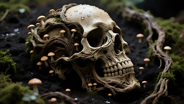 Skull and crossbones - Powered by Adobe